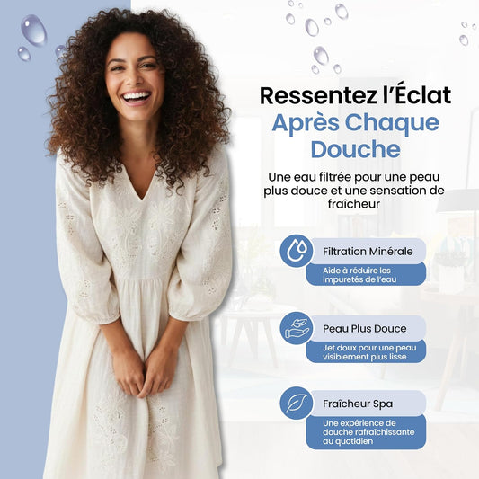Pommeau de Douche Filtrant – Eau Purifiée