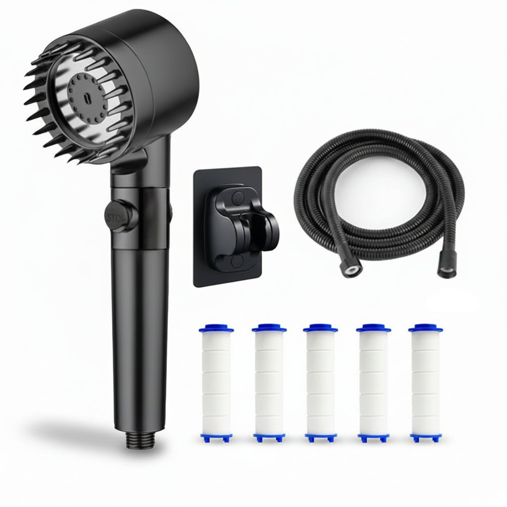 Pommeau de Douche 3 Modes – Filtrant Haute Pression