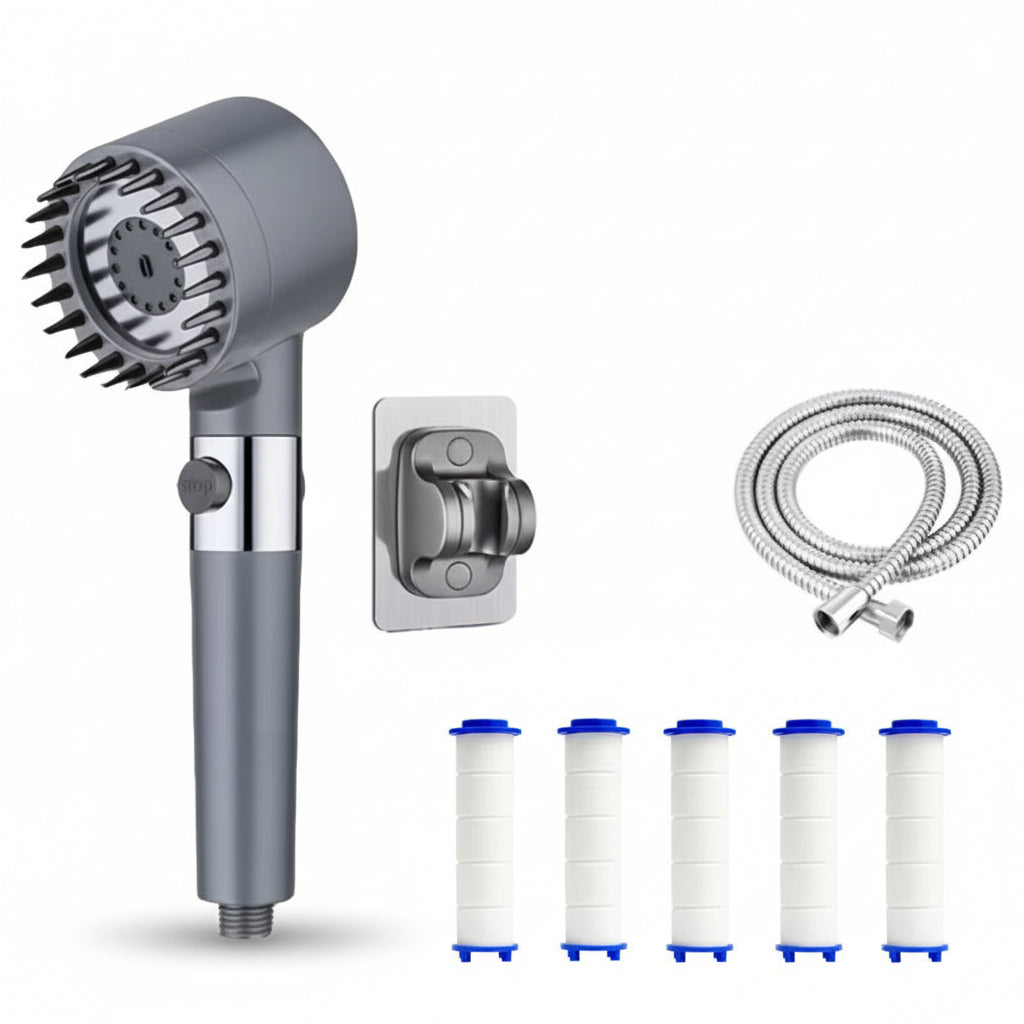 Pommeau de Douche 3 Modes – Filtrant Haute Pression